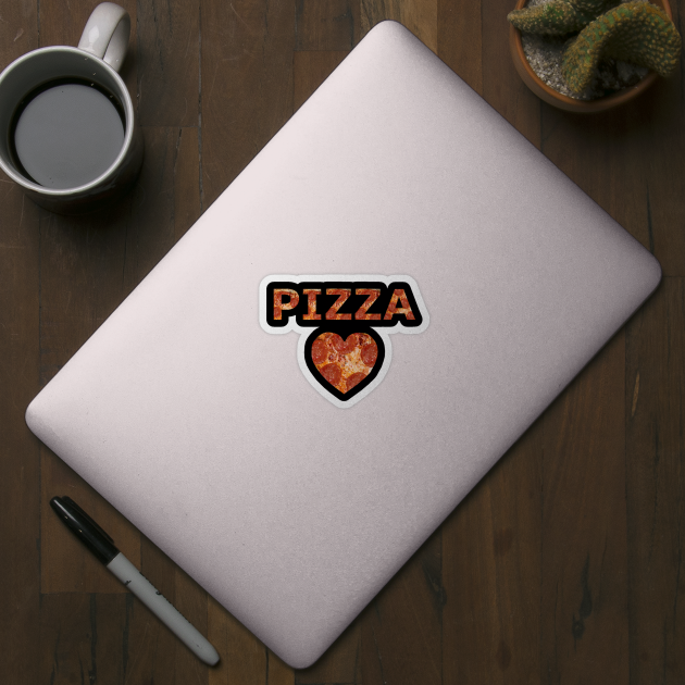 Pizza Love by Art by Deborah Camp